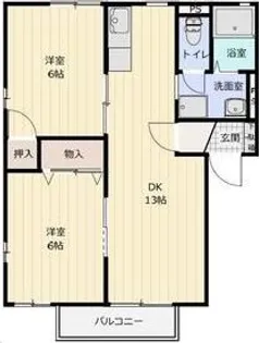 ロジュマンA【1階】の間取り
