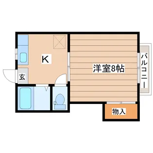 リバーサイドKOYO【2階】の間取り