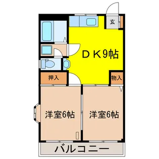 SKハイツ【3階】の間取り