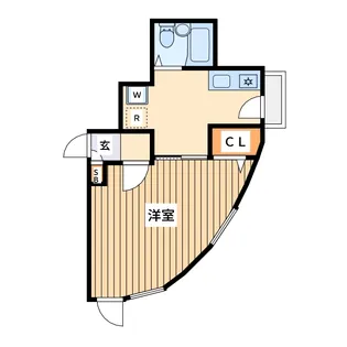 第一ベルハイム【3階】の間取り