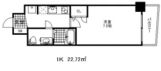 セレニテ三宮【12階】の間取り