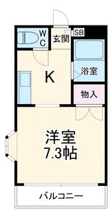 高根台レインボーハイツ【2階】の間取り