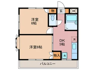 ドミール長瀬【3階】の間取り