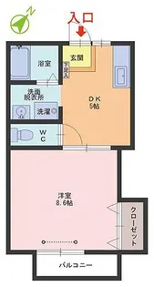 ファミールハウス【2階】の間取り