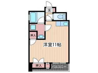 井上薬品ビル【4階】の間取り