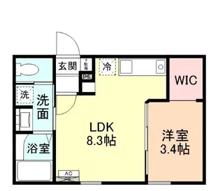 INTEGRAL soto.【2階】の間取り