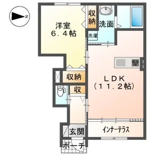 モントクレア【1階】の間取り