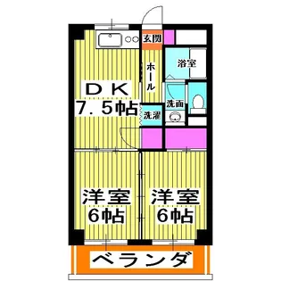 ラ・フォンテーヌ【3階】の間取り
