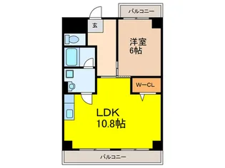 ト-カンマンション第二松原【8階】の間取り