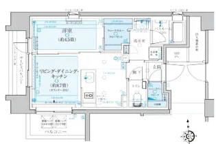 東京都中央区湊1【マンション】の間取り