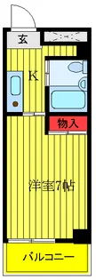 21オギサカ志村坂上【8階】の間取り