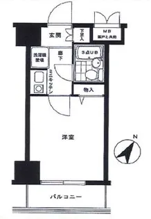 クリオ大通り公園壱番館【6階】の間取り