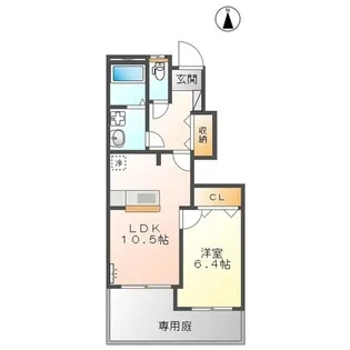 熊本県熊本市南区城南町沈目【アパート】の間取り