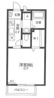 ワンズサウス【2階】の間取り