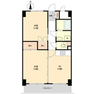 宮城県仙台市太白区西中田4【マンション】の間取り