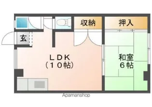 寿マンション【3階】の間取り