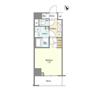 ディームス駒込【5階】の間取り