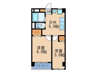 一吉マンション【4階】の間取り
