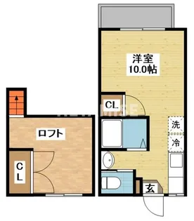 シャル夢 坂本II【1階】の間取り