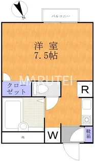 ハウスルミエール【2階】の間取り