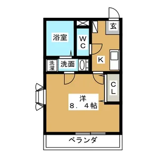 マ・メゾン春木台【1階】の間取り