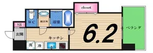 Luxe十三本町【2階】の間取り