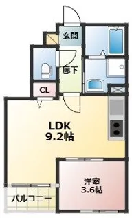Urben Nest【1階】の間取り