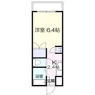 LUXYマンション【2階】の間取り