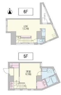 クーカイ・テラス恵比寿の間取り