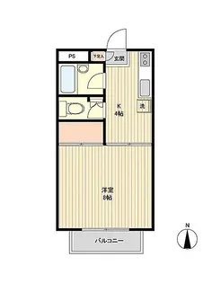 東京都世田谷区松原2【アパート】の間取り