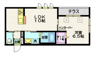 GRANDE NINE【1階】の間取り