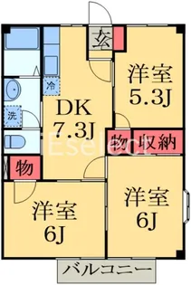 ファインヒルズB【2階】の間取り