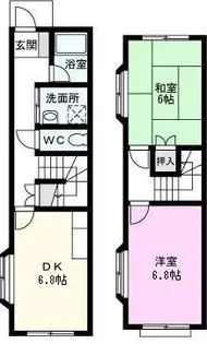 シャロンハイツII【1階】の間取り