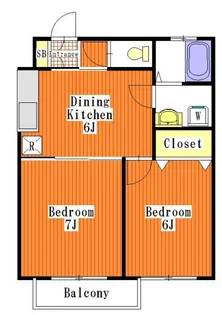 サンライトパレス【2階】の間取り