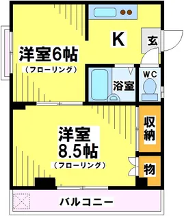 東京都府中市晴見町1【マンション】の間取り