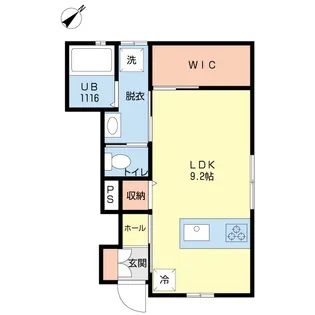 PRE白山浦【1階】の間取り