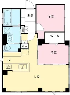 東京都大田区中央6【マンション】の間取り