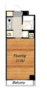 マンションテルミ【3階】の間取り