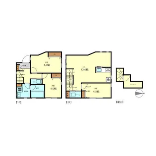 東京都墨田区東向島2【一戸建】の間取り
