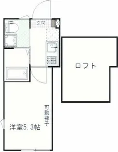 神奈川県横浜市神奈川区三ツ沢東町【アパート】の間取り