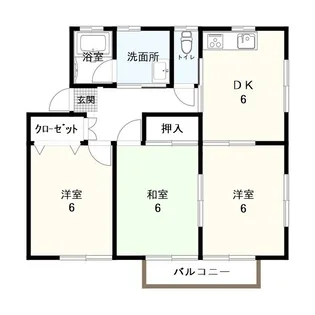 メイプル原古才【2階】の間取り