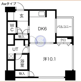 アルグラッド ザ・タワー心斎橋【5階】の間取り