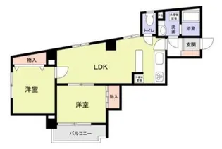 ミラベル関谷【8階】の間取り
