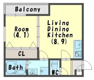ドルチェ石津【3階】の間取り