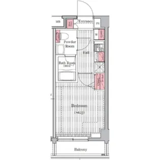 プレール・ドゥーク元住吉【1階】の間取り