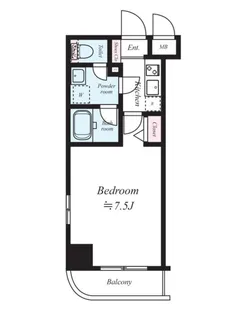 グリフィン横浜・反町公園弐番館【10階】の間取り