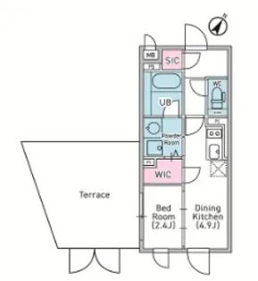 デュオメゾン渋谷松濤【1階】の間取り