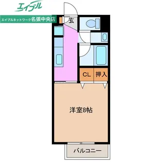 エクセルハイムC【1階】の間取り