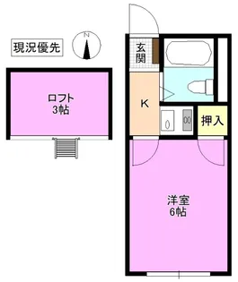 ヴィラ滝沢女鳥羽【2階】の間取り
