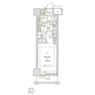 プレール・ドゥーク大塚【6階】の間取り